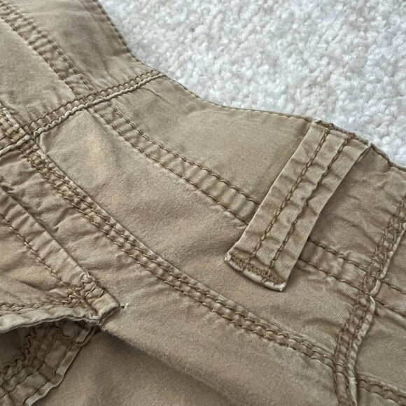 3 for $6 Calvin Klein Jeans Tan Crop Cargo Pants - Picture 11 of 12